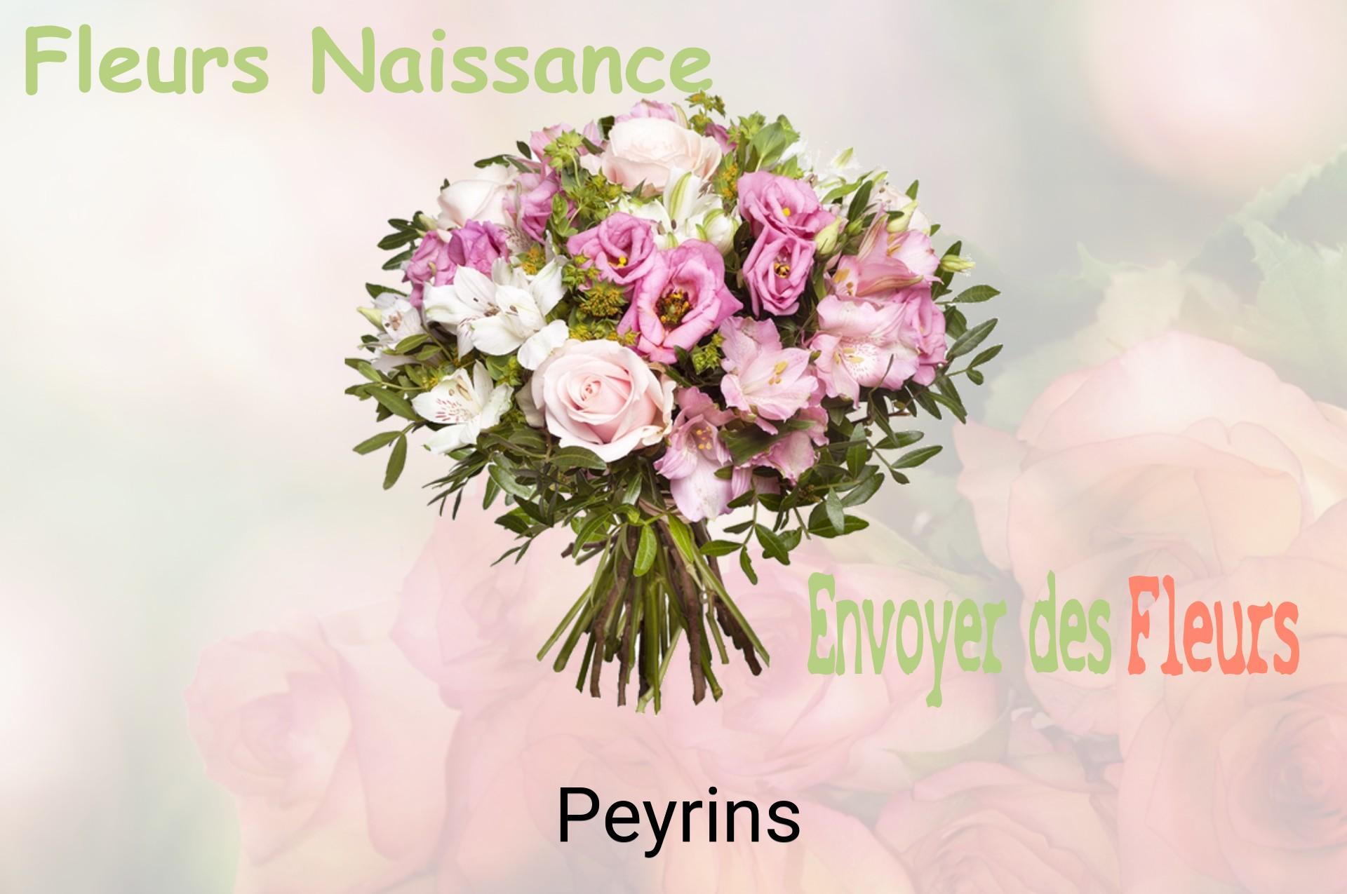 Bouquet de fleurs de naissance livré à Peyrins